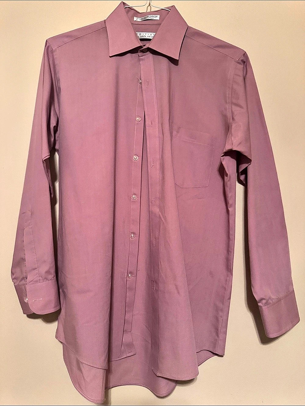 Van Heusen Edition by Van Heusen Men's Dress Shirt Pink Size 15 1/2 32/33